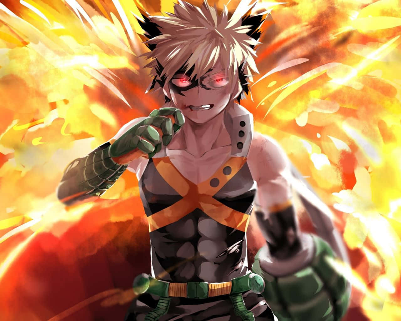 Bakugo From My Hero Academia Background