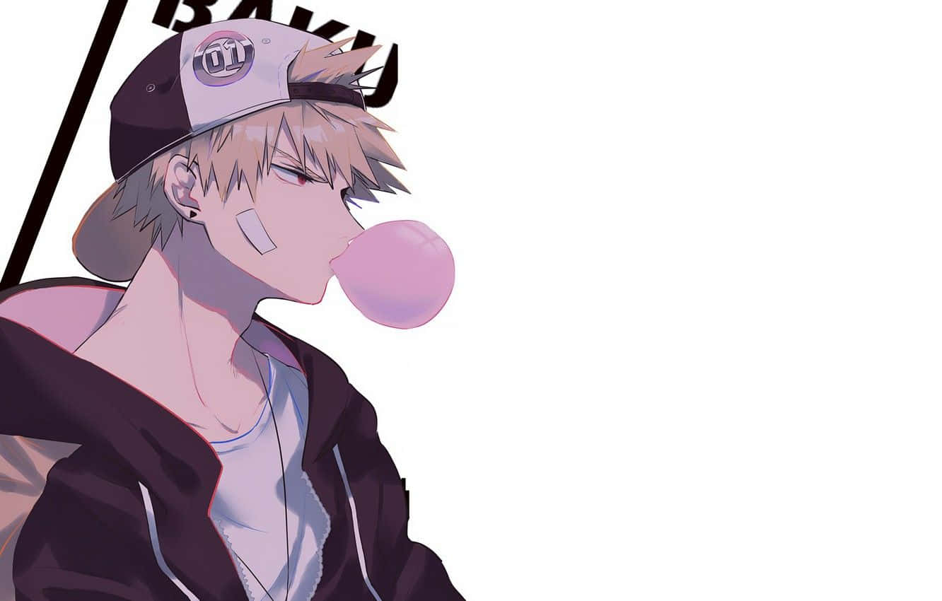 Bakugou Aesthetic Desktop Bubblegum Background