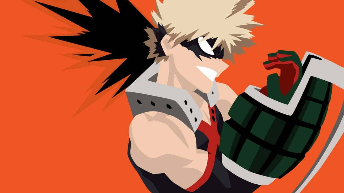 Bakugou Aesthetic Desktop Minimalist Hero Costume Background
