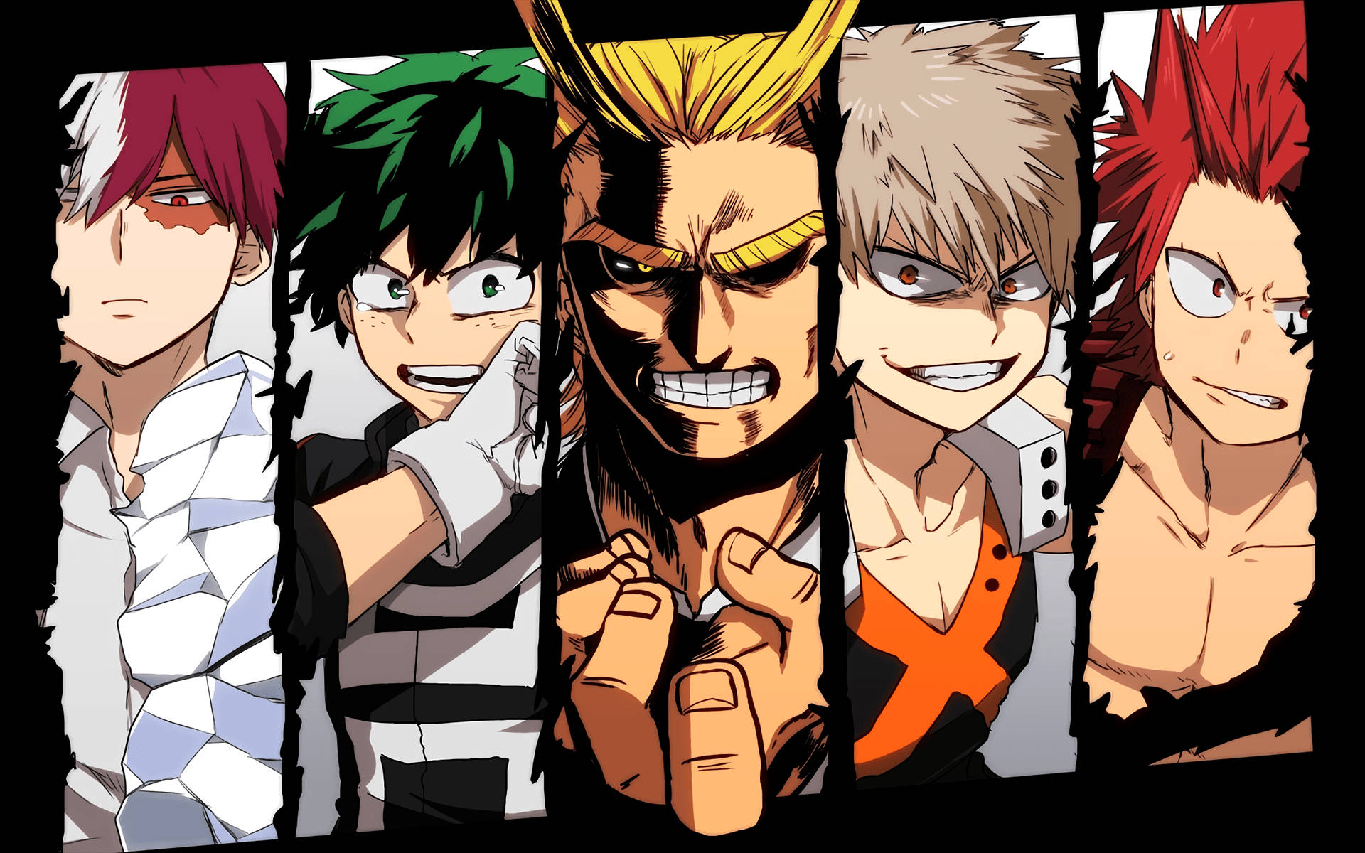 Bakugou And My Hero Academia Team Background