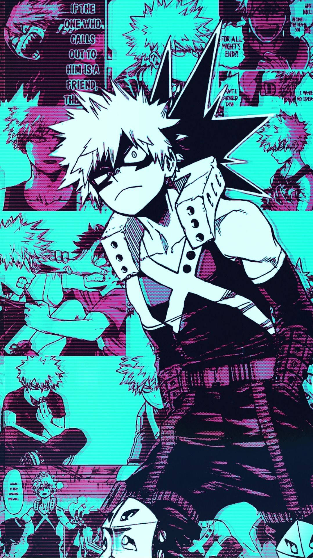 Bakugou Comic Collage