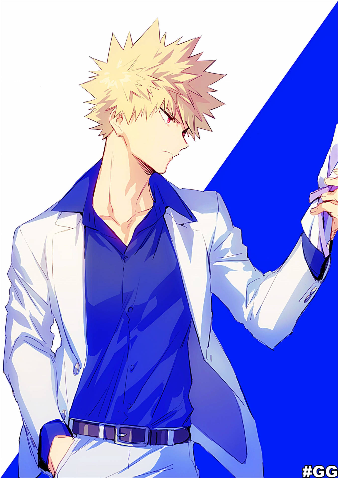 Bakugou In Suit Background