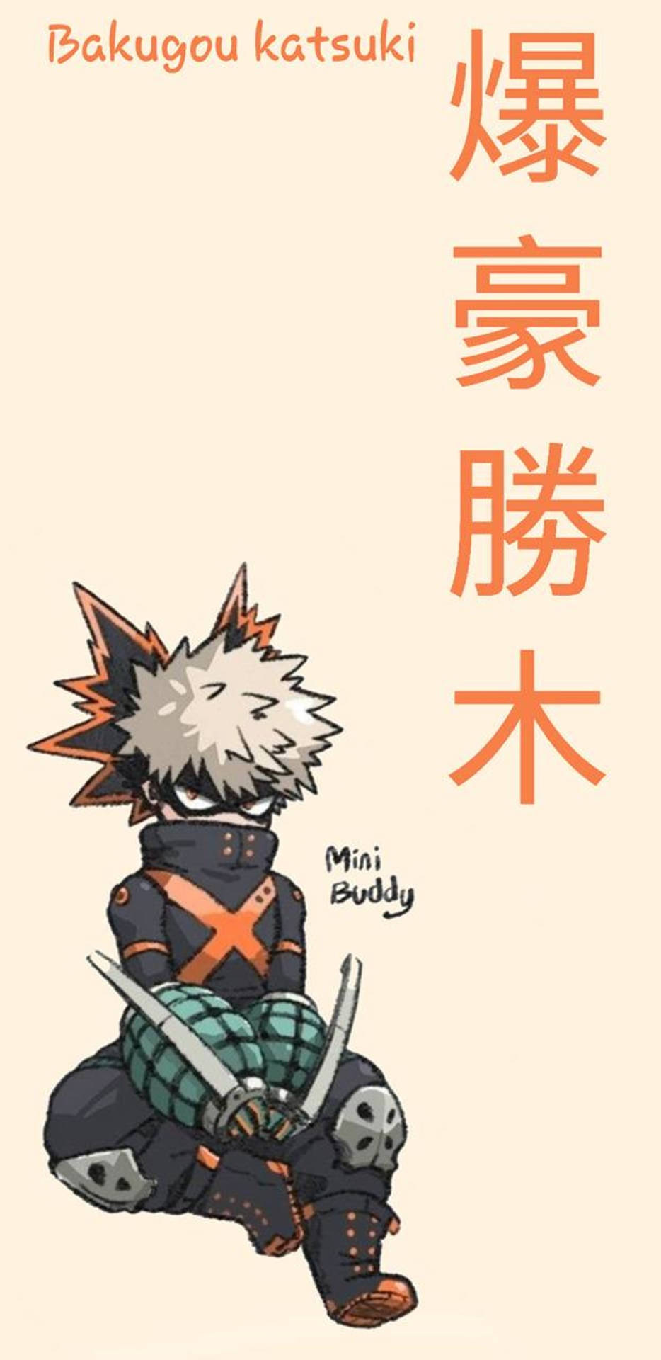 Bakugou - Living Life With A Smile. Background