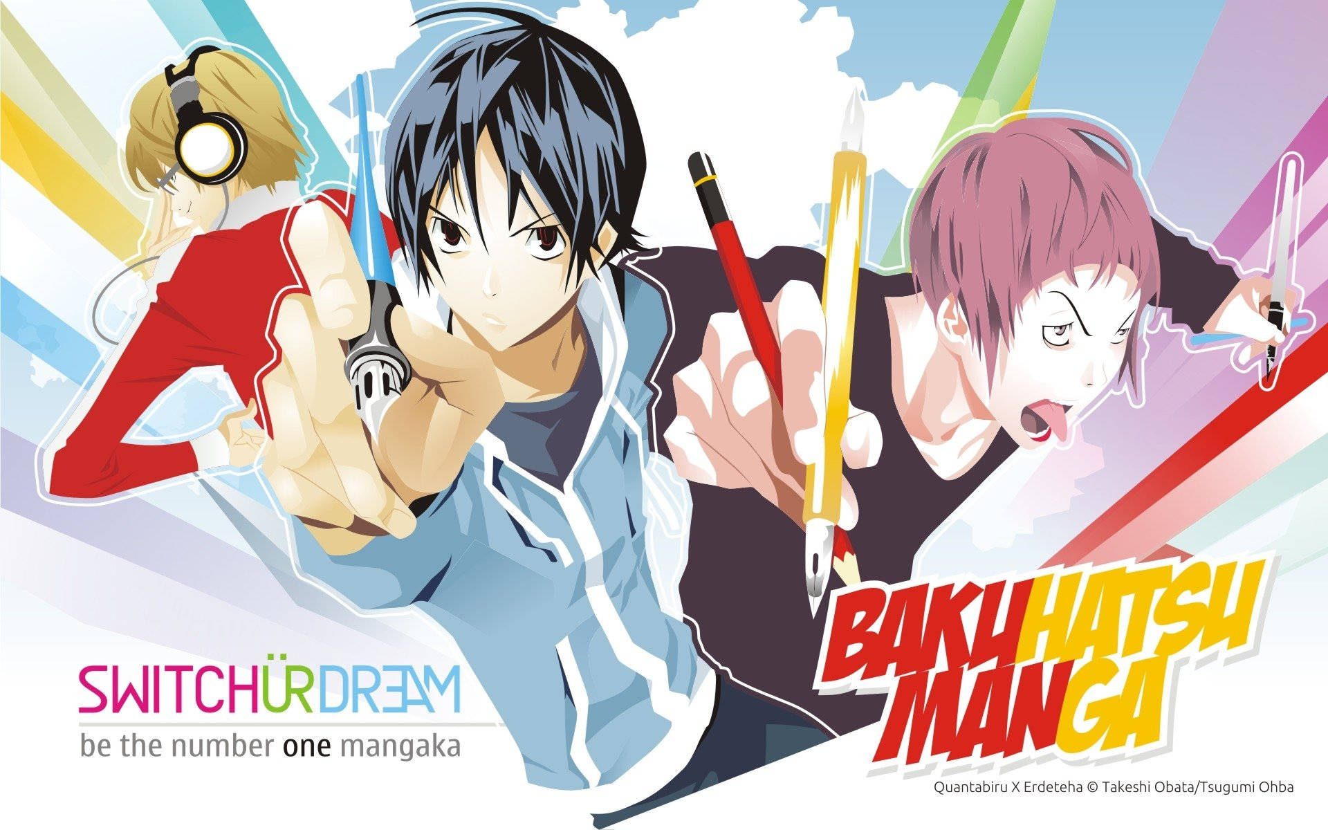 Bakuman Anime Series Background