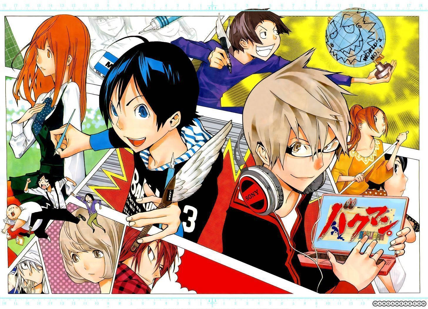 Bakuman Comic Characters Background