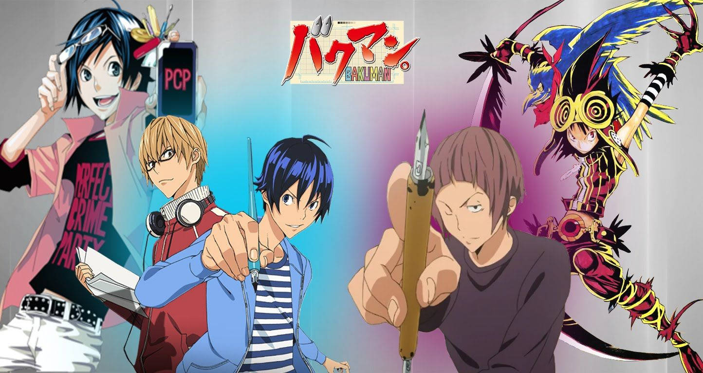 Bakuman With Crow Character Background