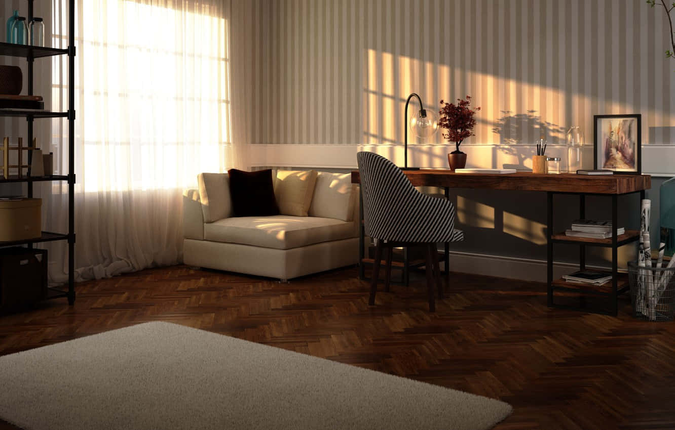 Balance Your Work And Leisure With A Beautiful Home Office Background
