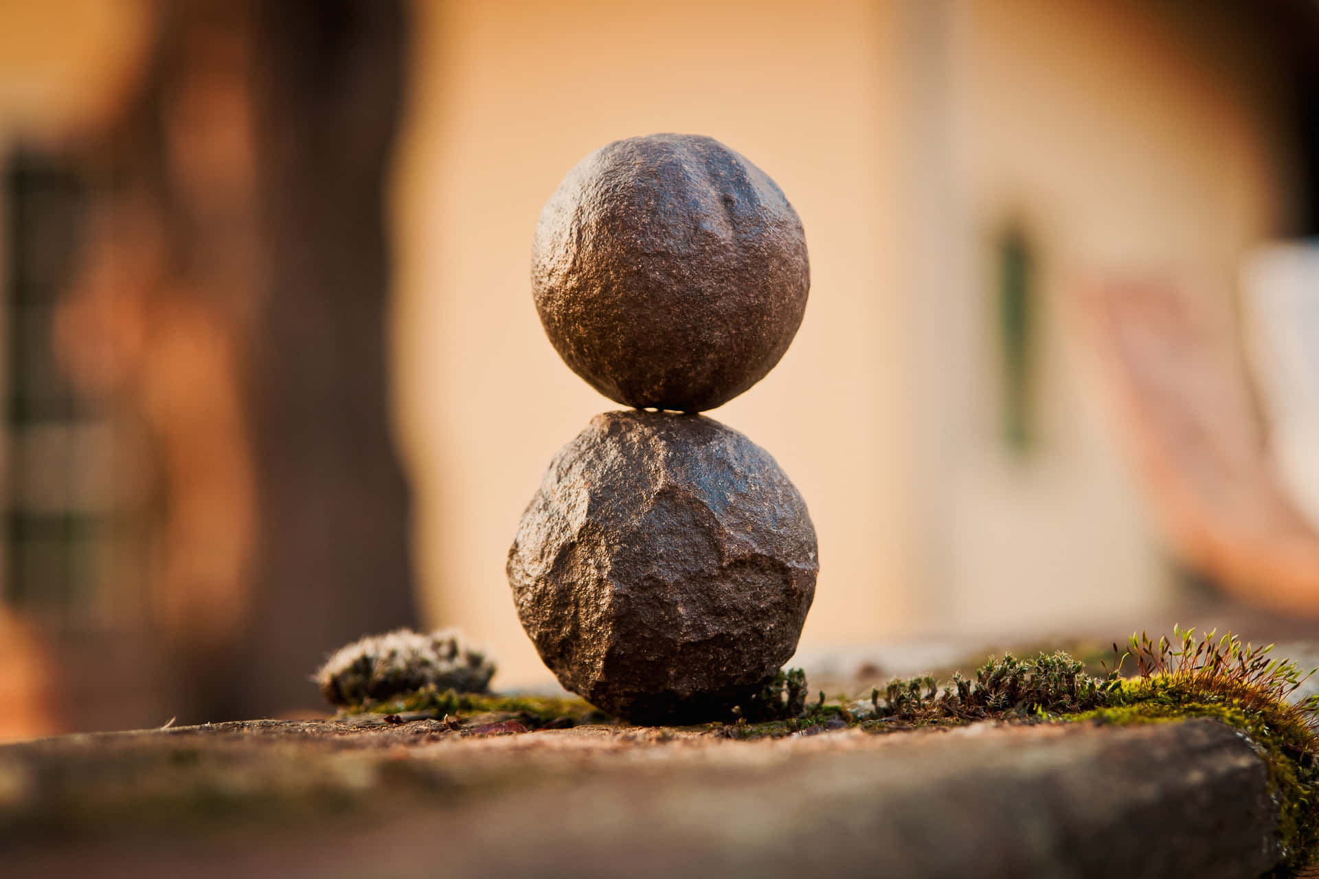 Balanced Stones Of Mindfulness Background