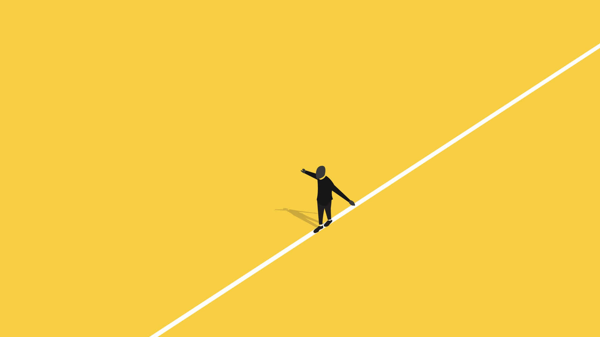 Balancing Acton Tightrope Background
