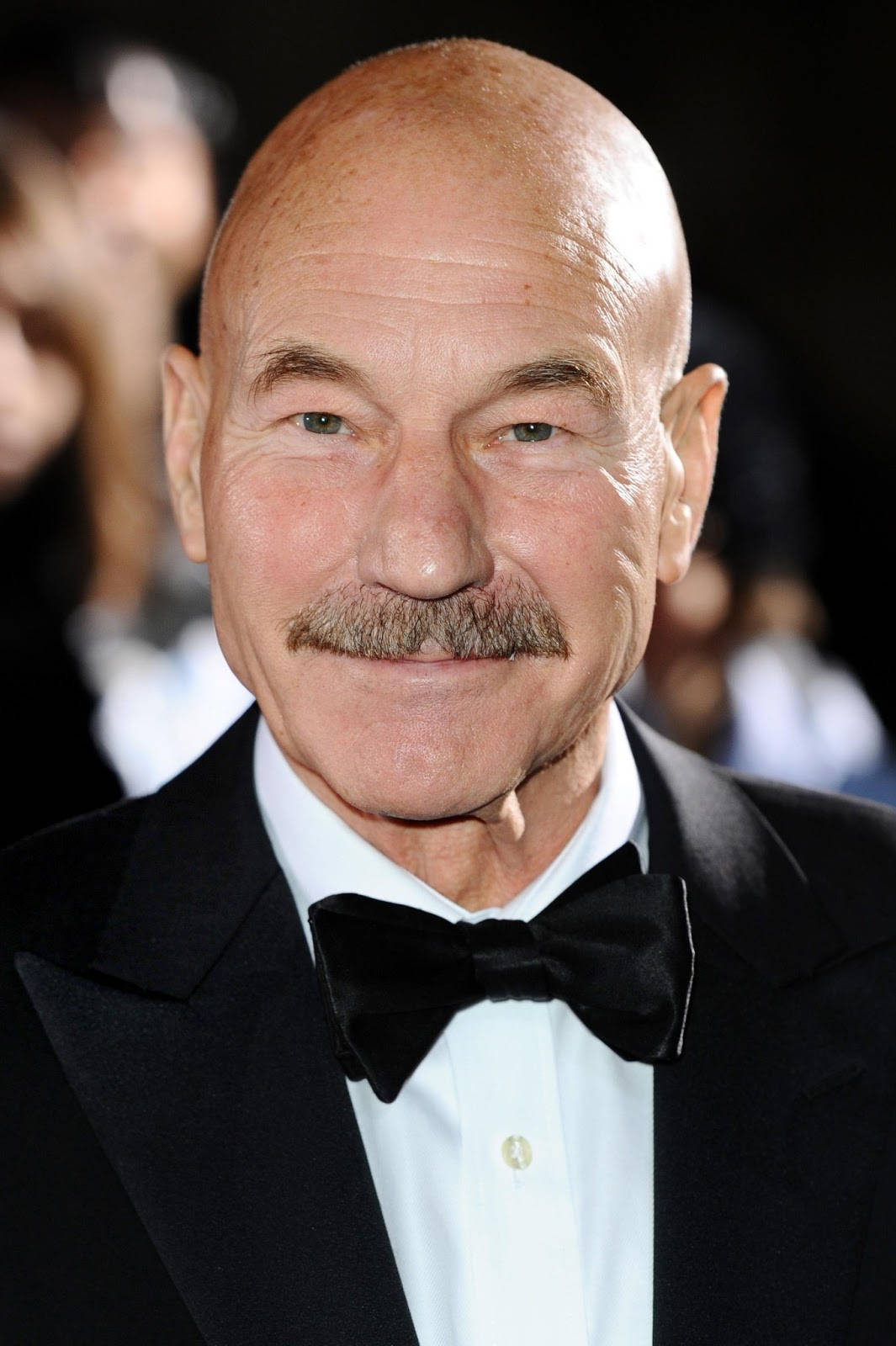 Bald Patrick Stewart Background