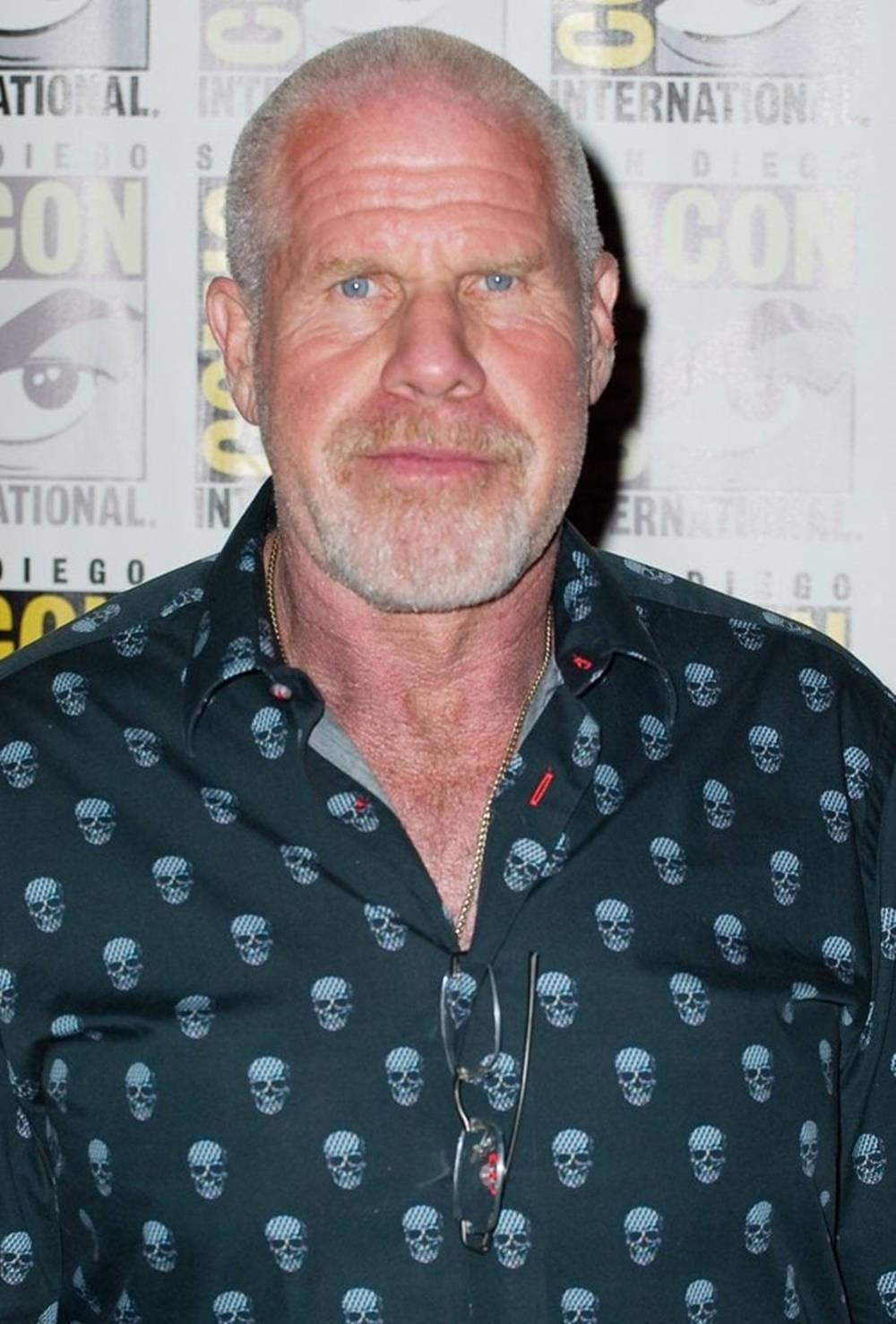 Bald Ron Perlman Background