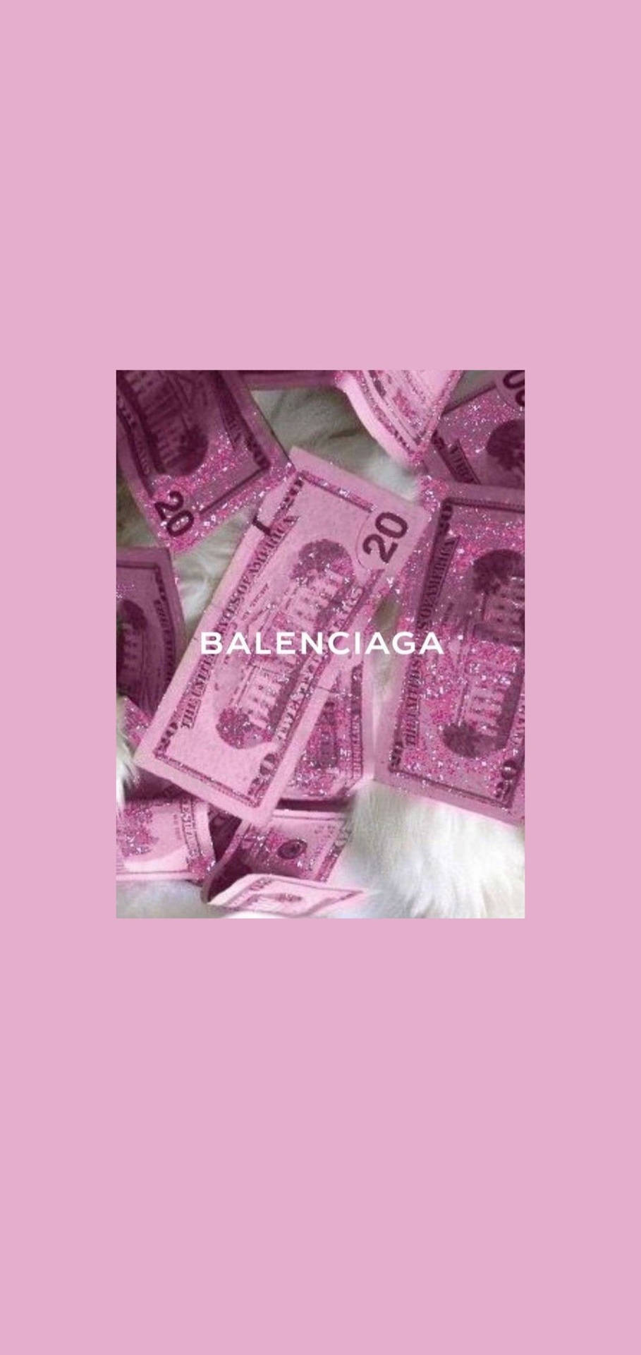 Balenciaga Aesthetic Purple Poster Background