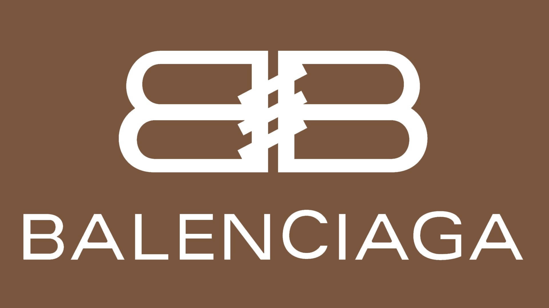 Balenciaga Beige Logo Background