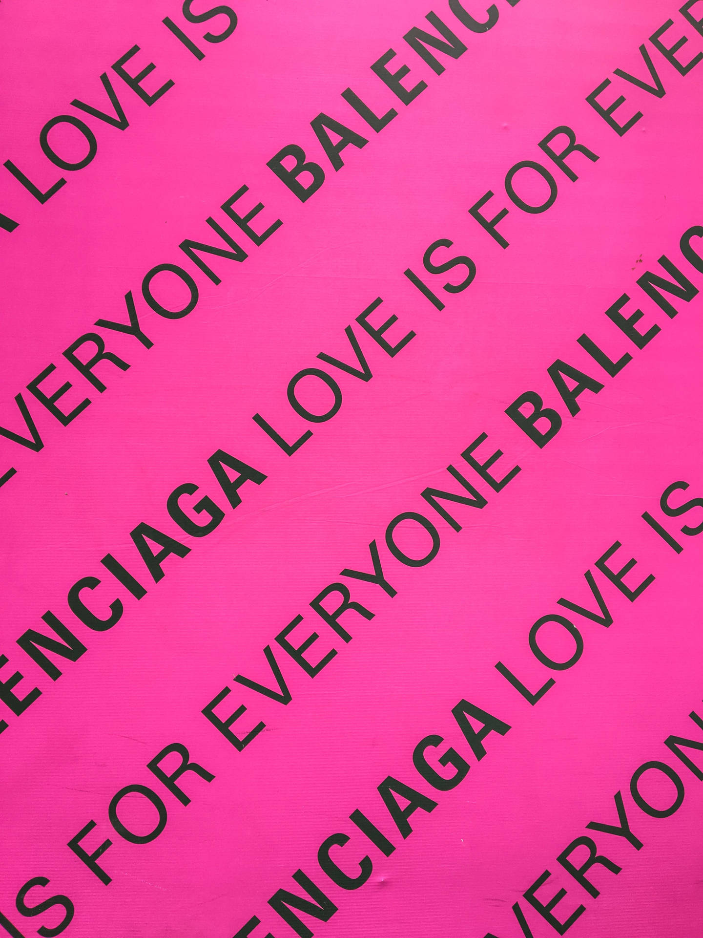 Balenciaga Black And Pink Background