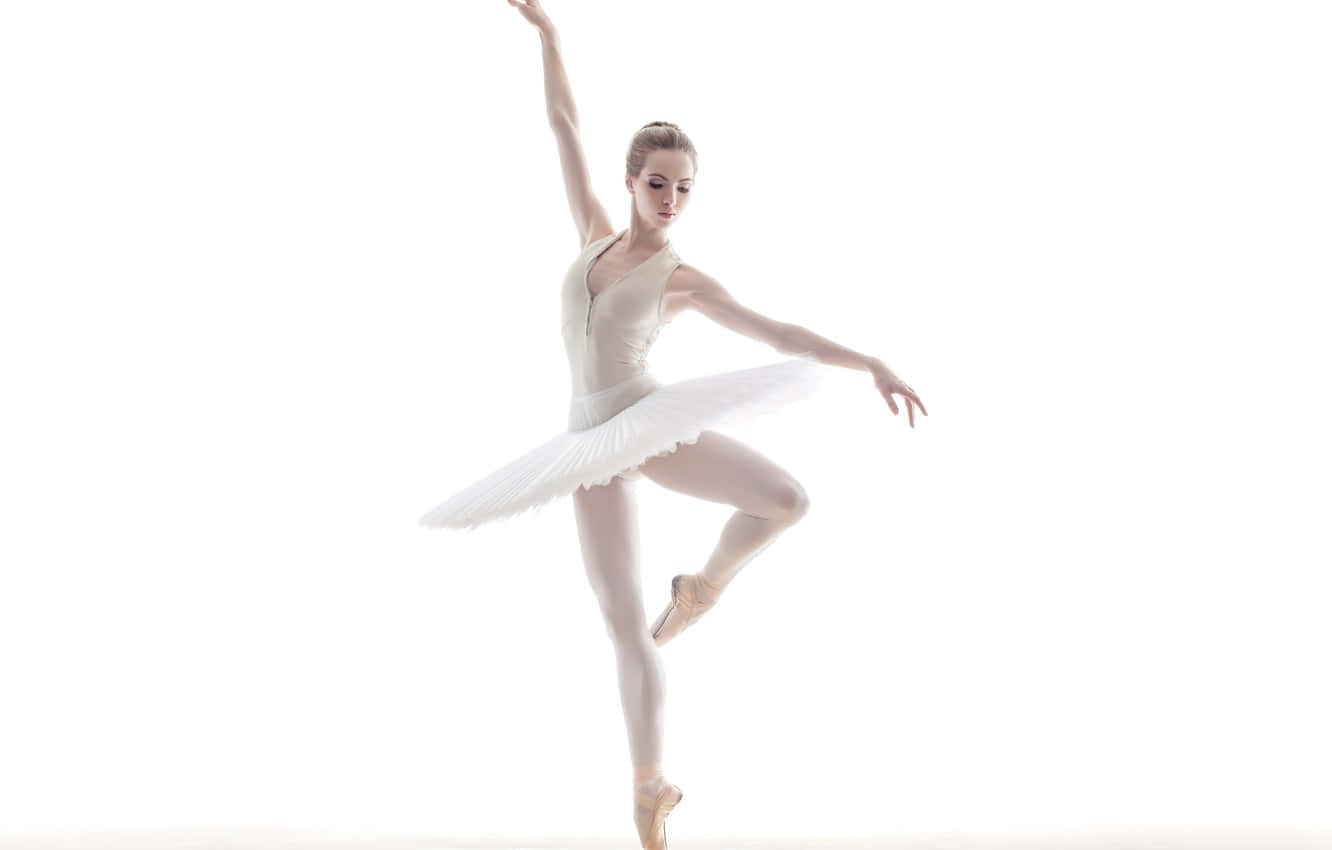Ballerina Dance Passe White Tutu Photography Background