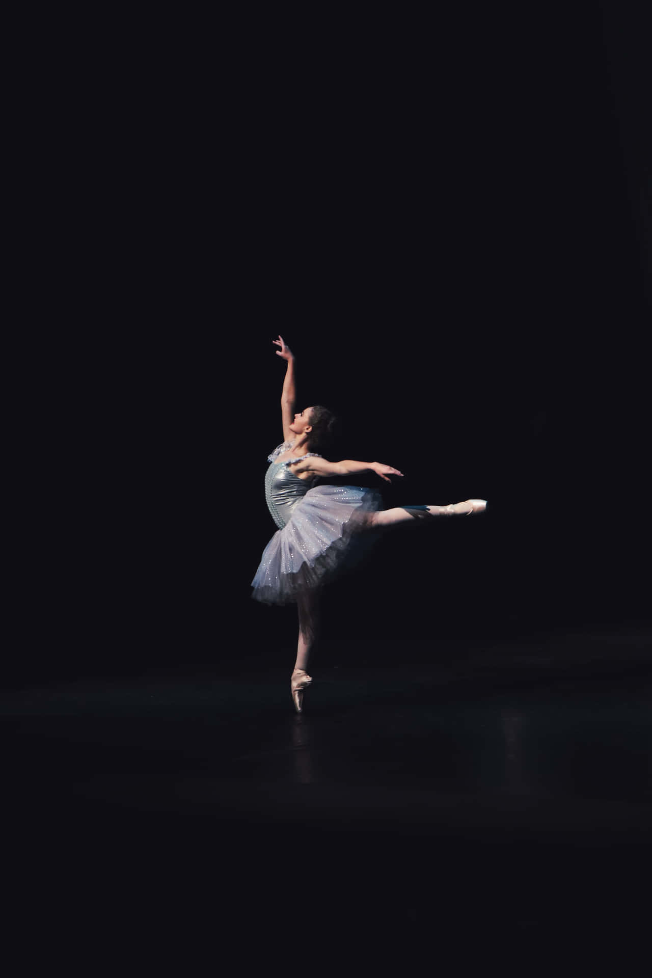 Ballerina Dancer Black Background Photography Background