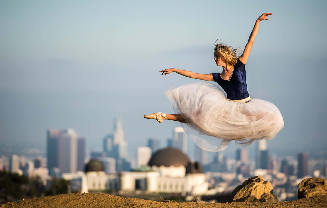 Ballerina Dancer City Leap Photography