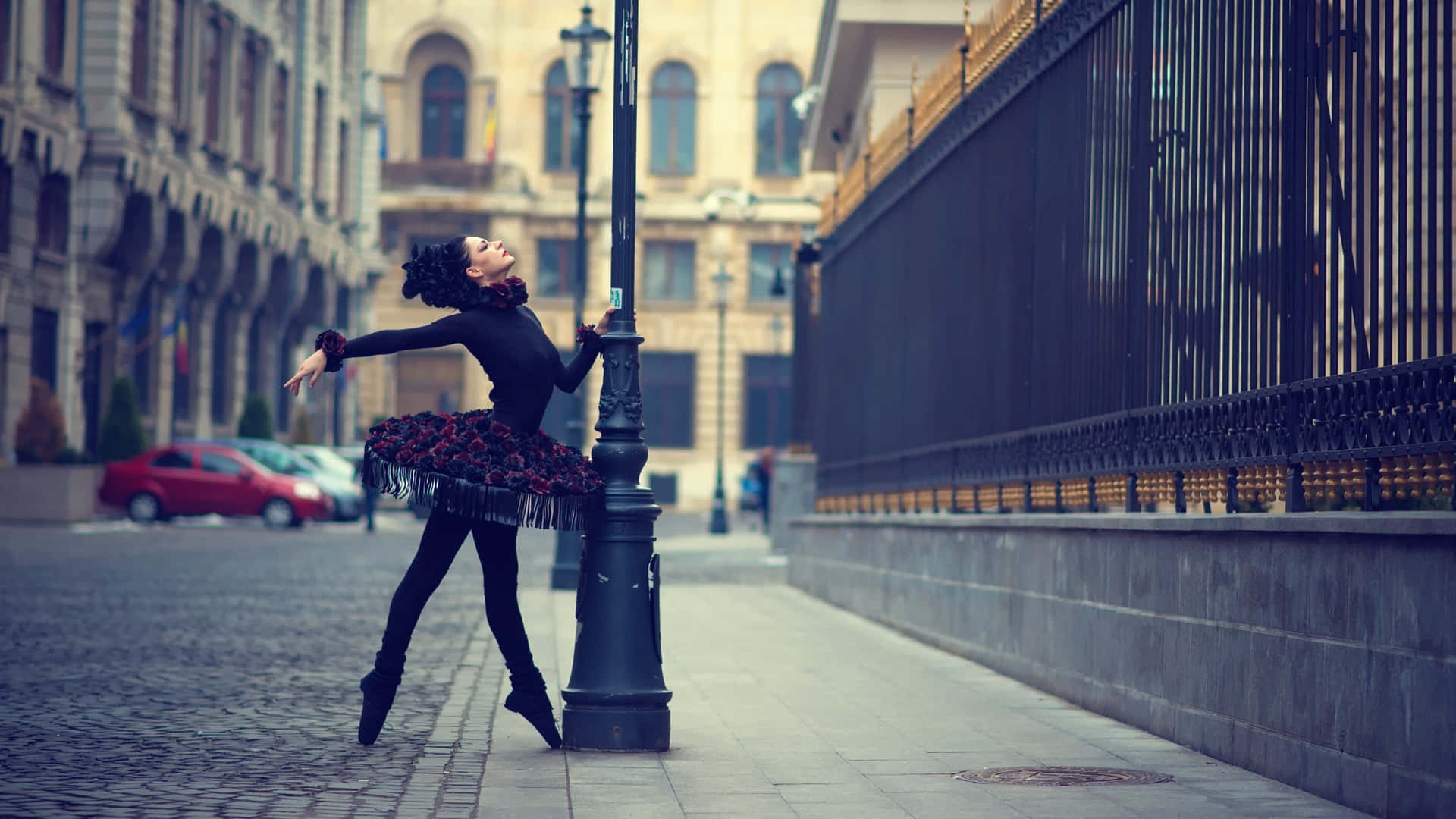 Ballerina Dancer City Pose Photography