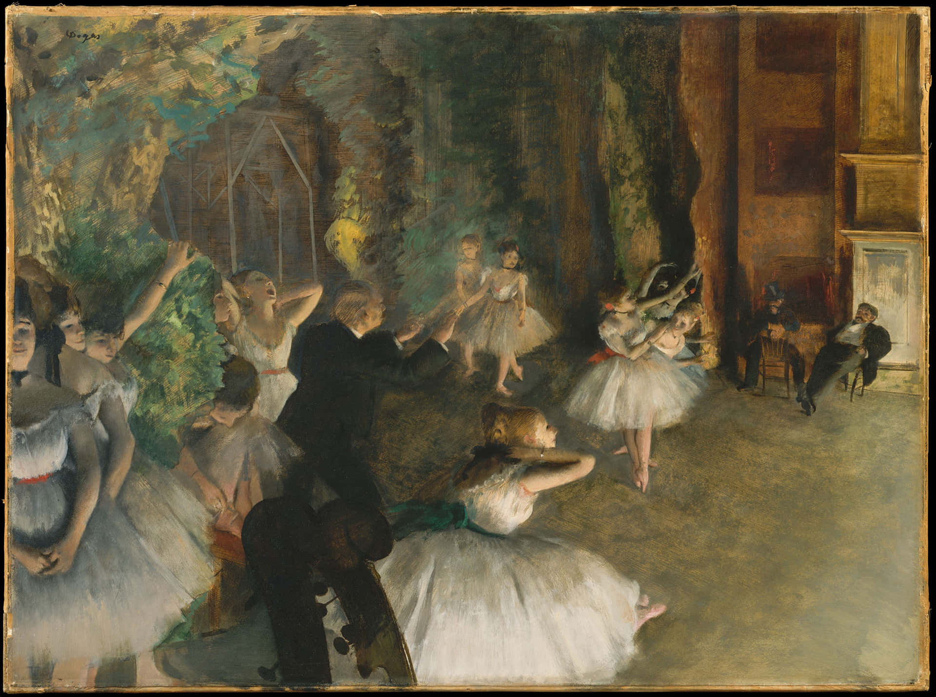 Ballet Dance Painting With Sordid Truth Behind