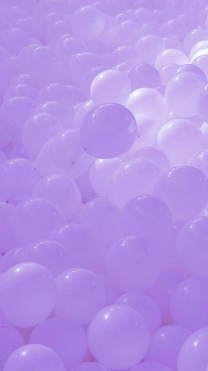 Balloons Pastel Purple Tumblr Background