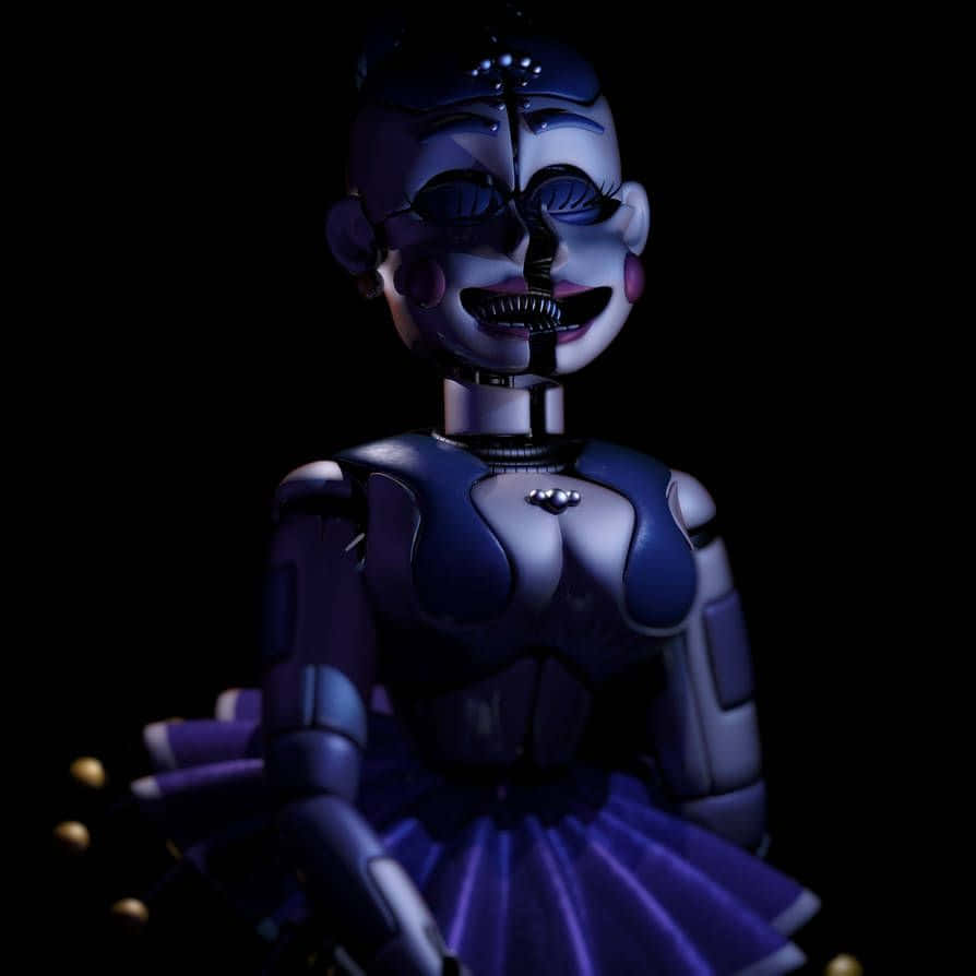 Ballora Blue Ballet Dress Background