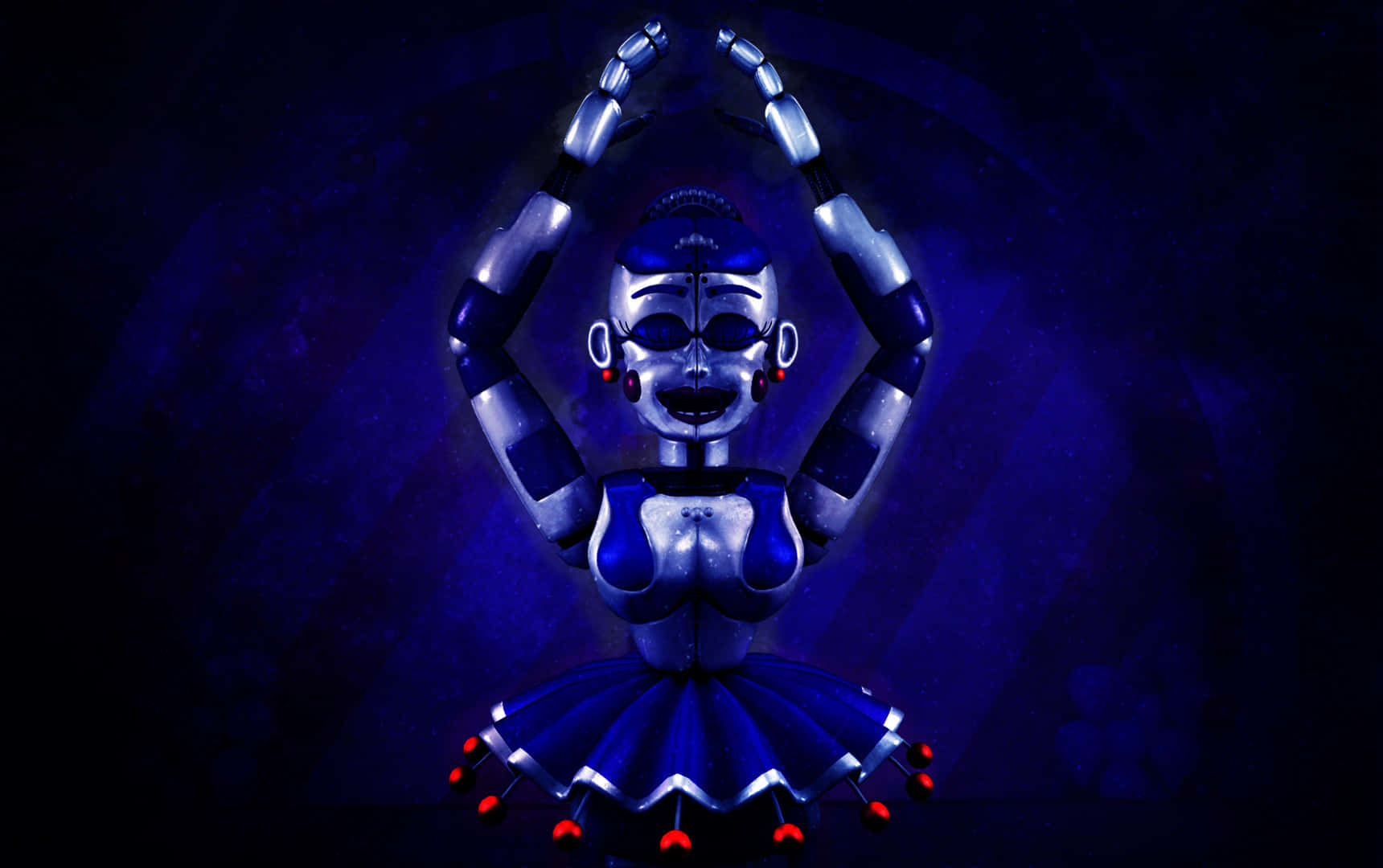 Ballora Blue Shine Hands Up