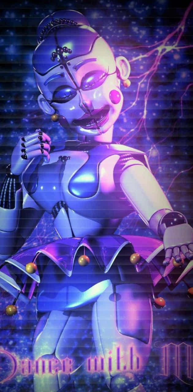 Ballora Closed Eyes Background