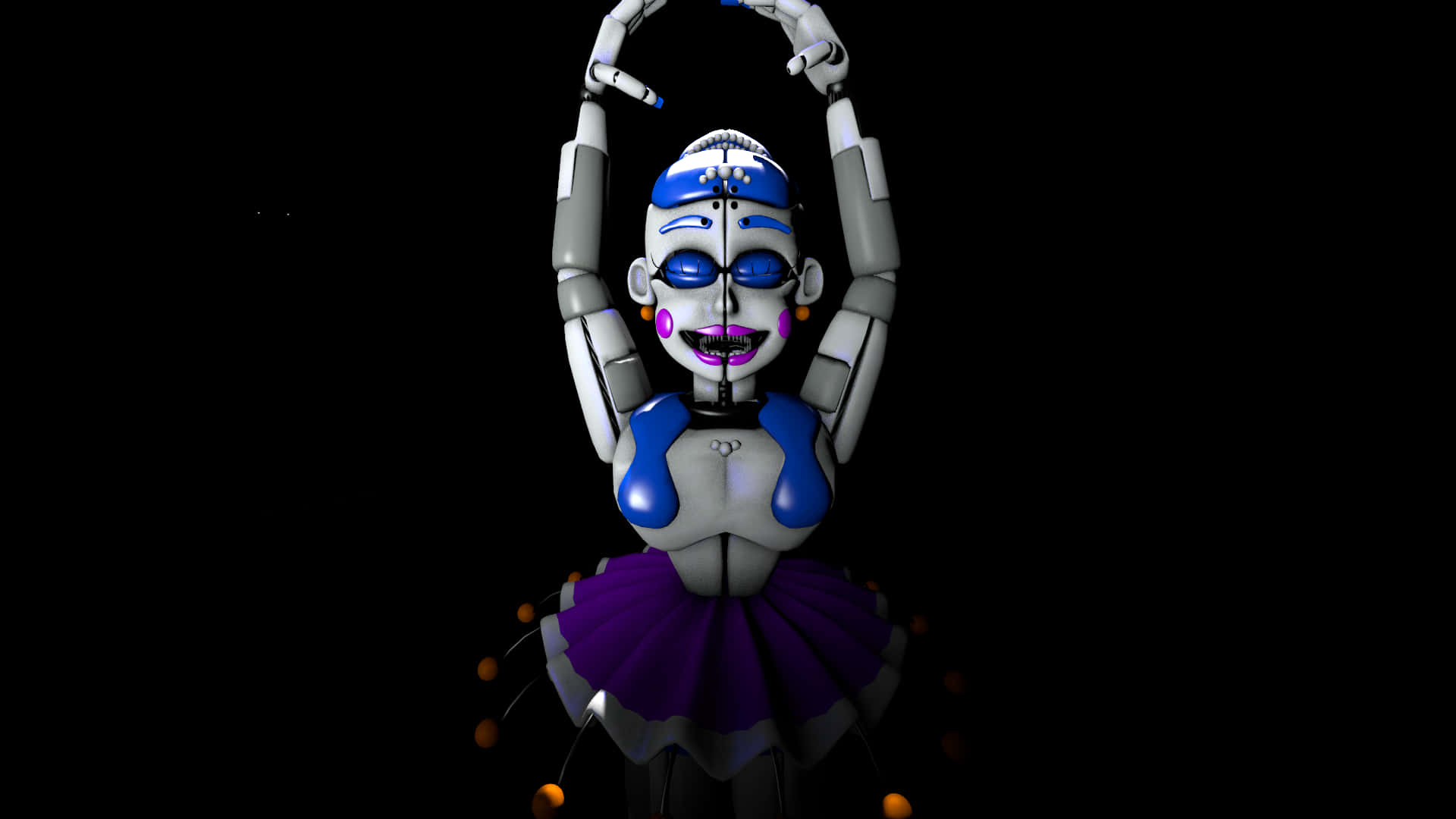 Ballora Dancing Arms Up Background