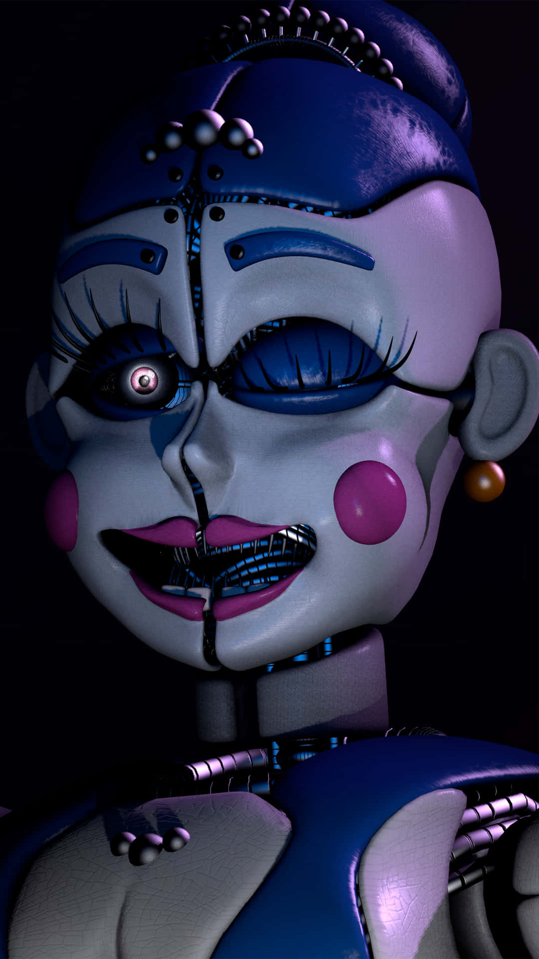 Ballora Mobile Closeup Background