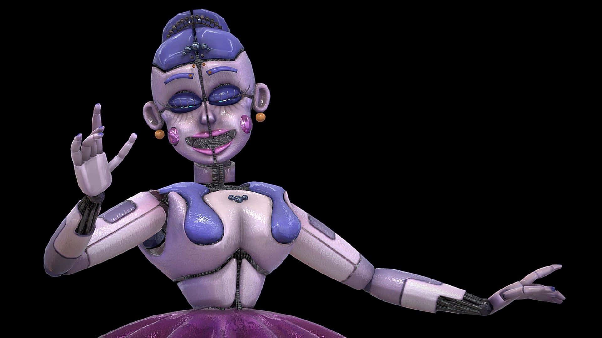 Ballora Smiling While Dancing