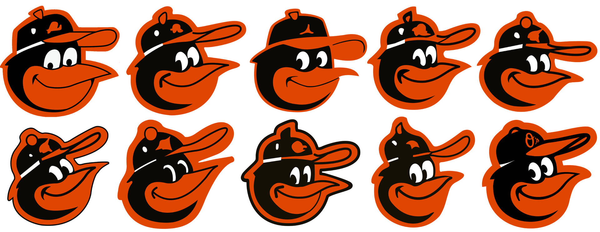 Baltimore Orioles Bird Mascot Logo In Vibrant Colors