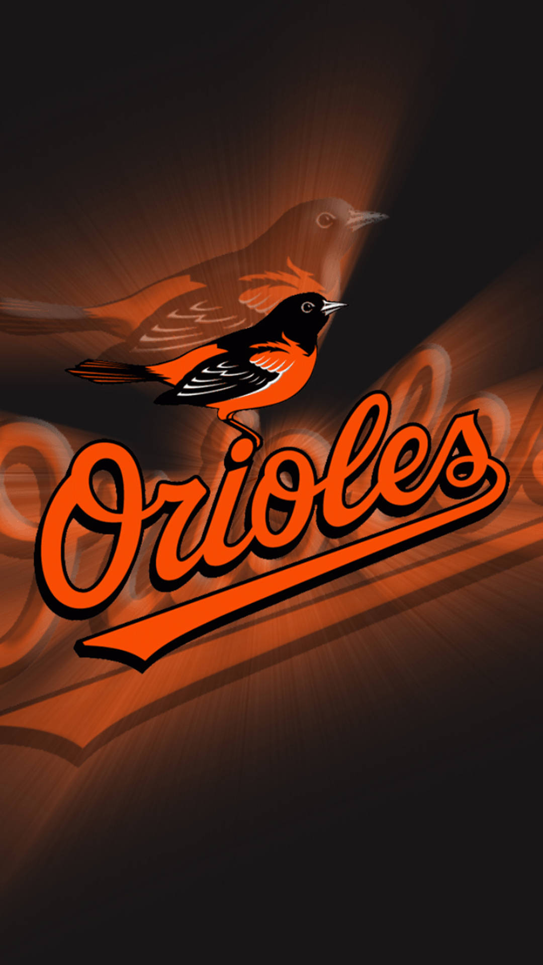Baltimore Orioles Bird Symbol Background
