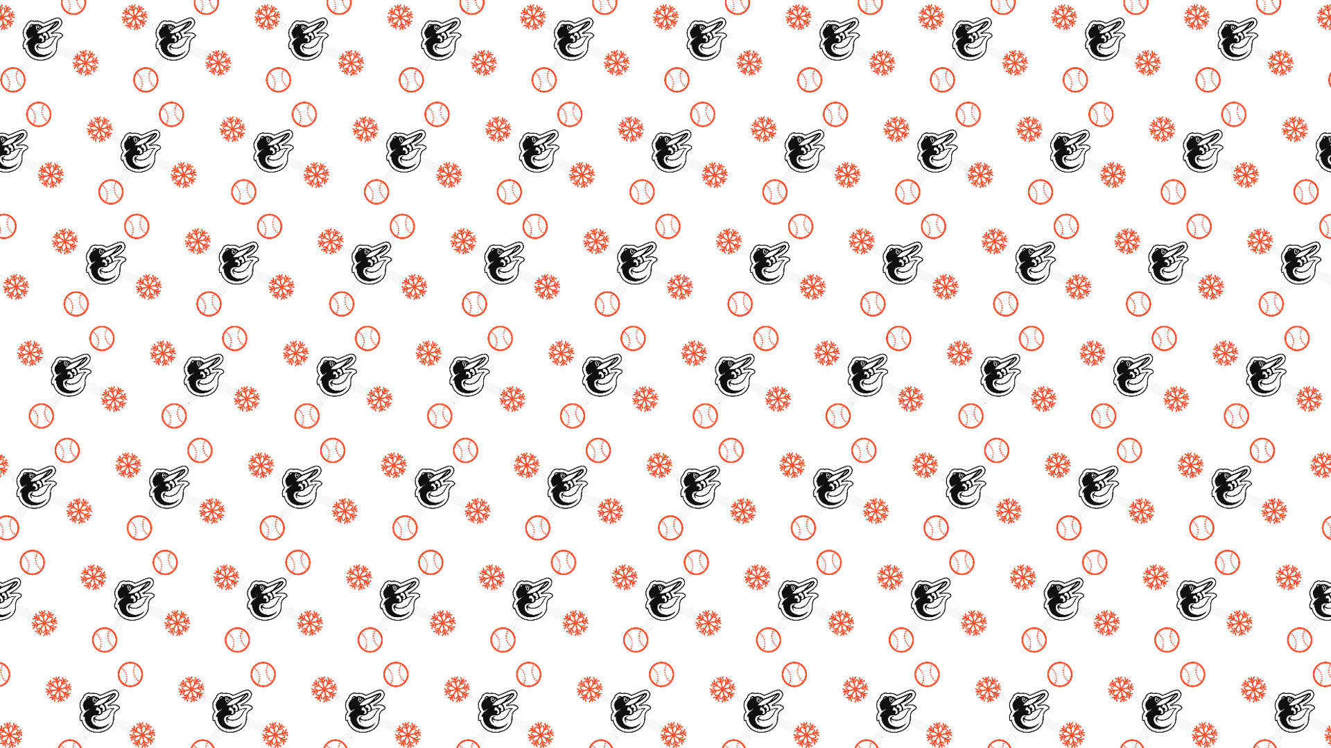 Baltimore Orioles Christmas Aesthetic Background