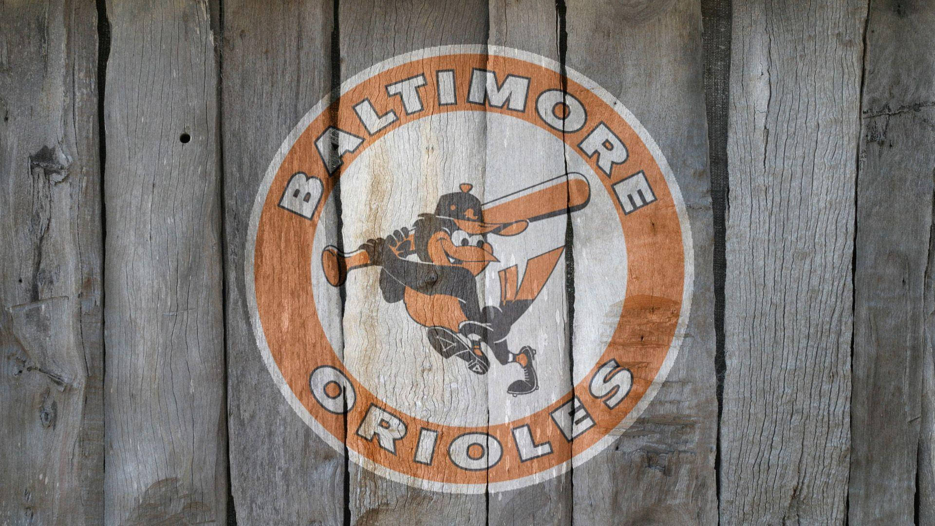 Baltimore Orioles Wood Background