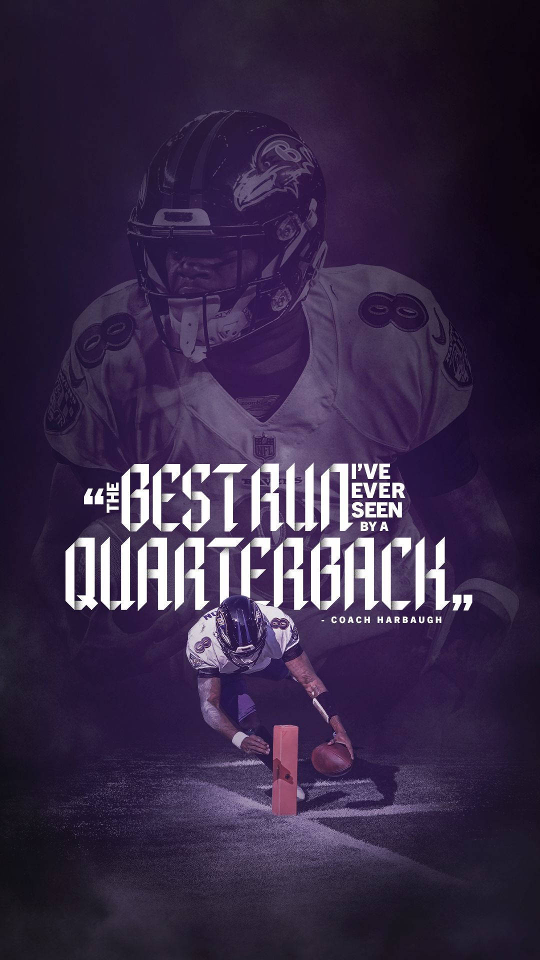 Baltimore Ravens Coach Statement Iphone Background