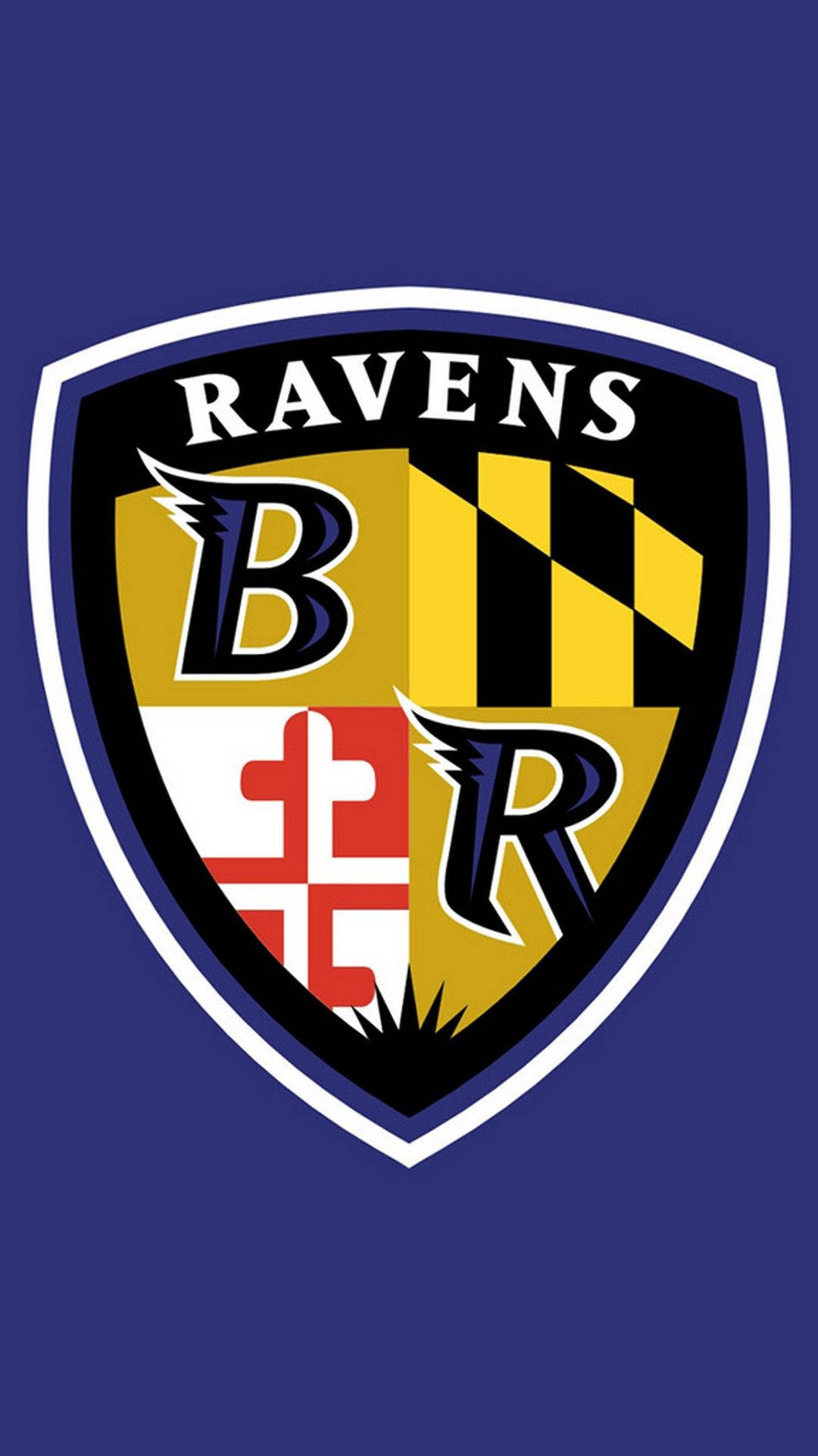Baltimore Ravens Coat Of Arms Background