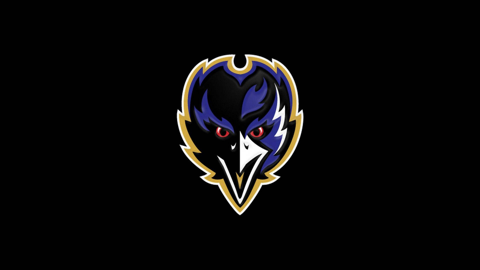 Baltimore Ravens Front Face Logo Background