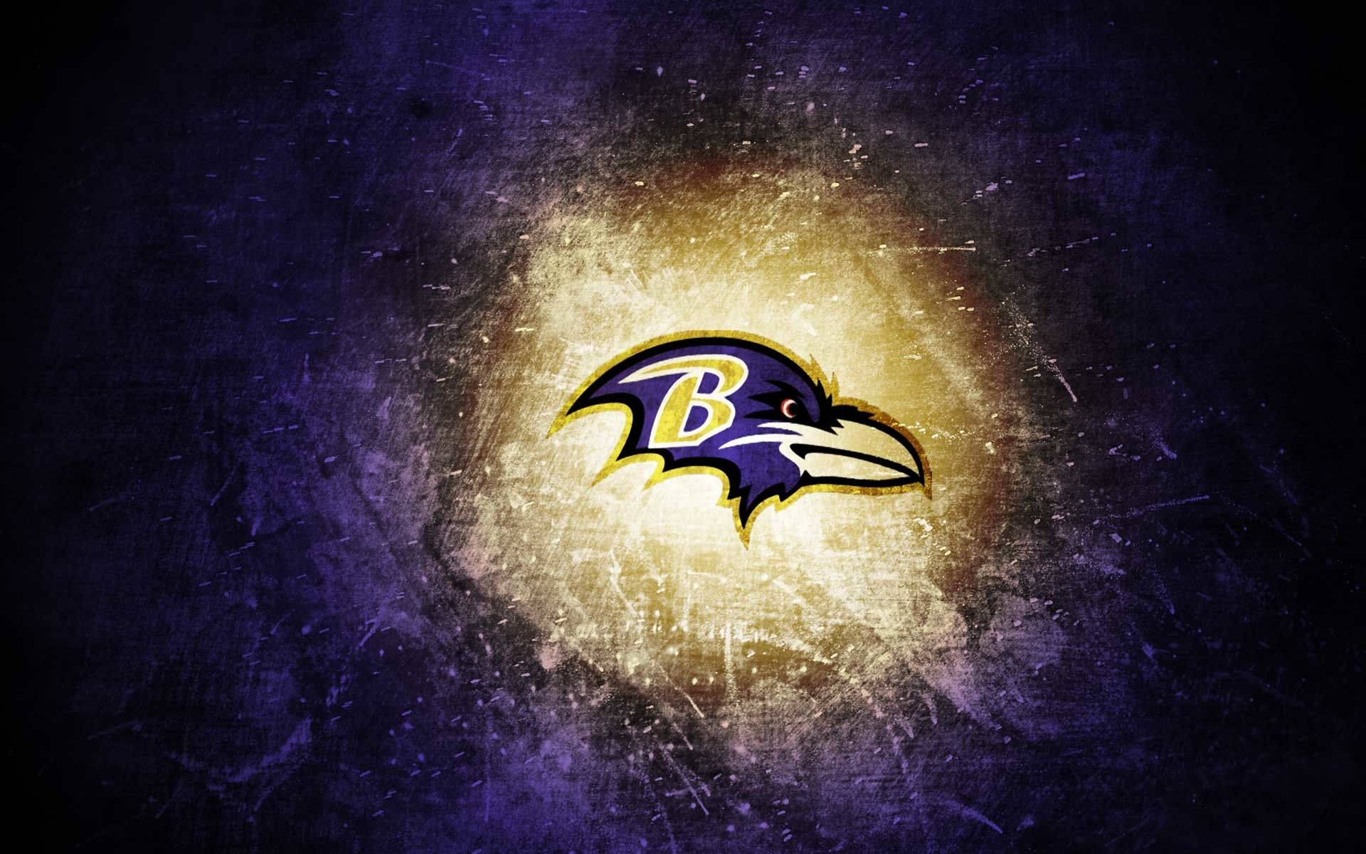 Baltimore Ravens Glowing Logo Art Background