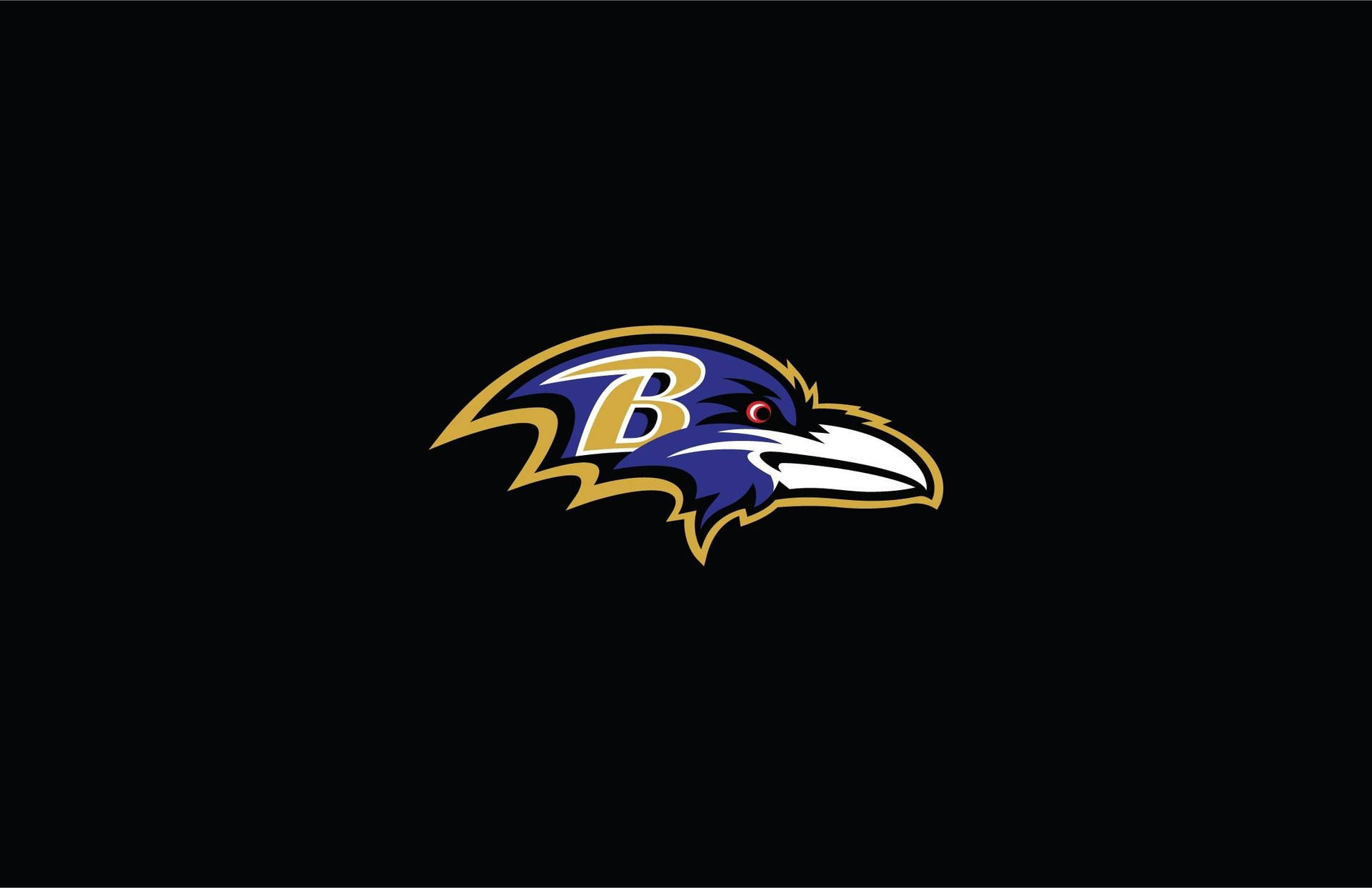 Baltimore Ravens Head Side Logo Background