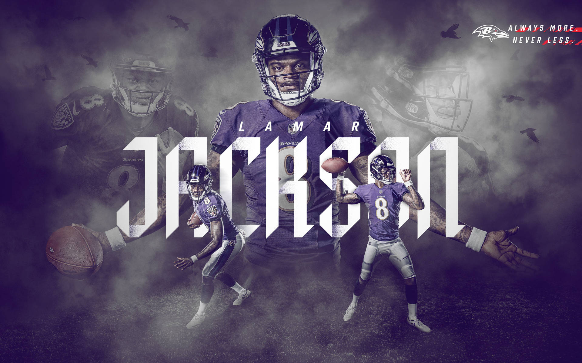 Baltimore Ravens Jackson Poster Background