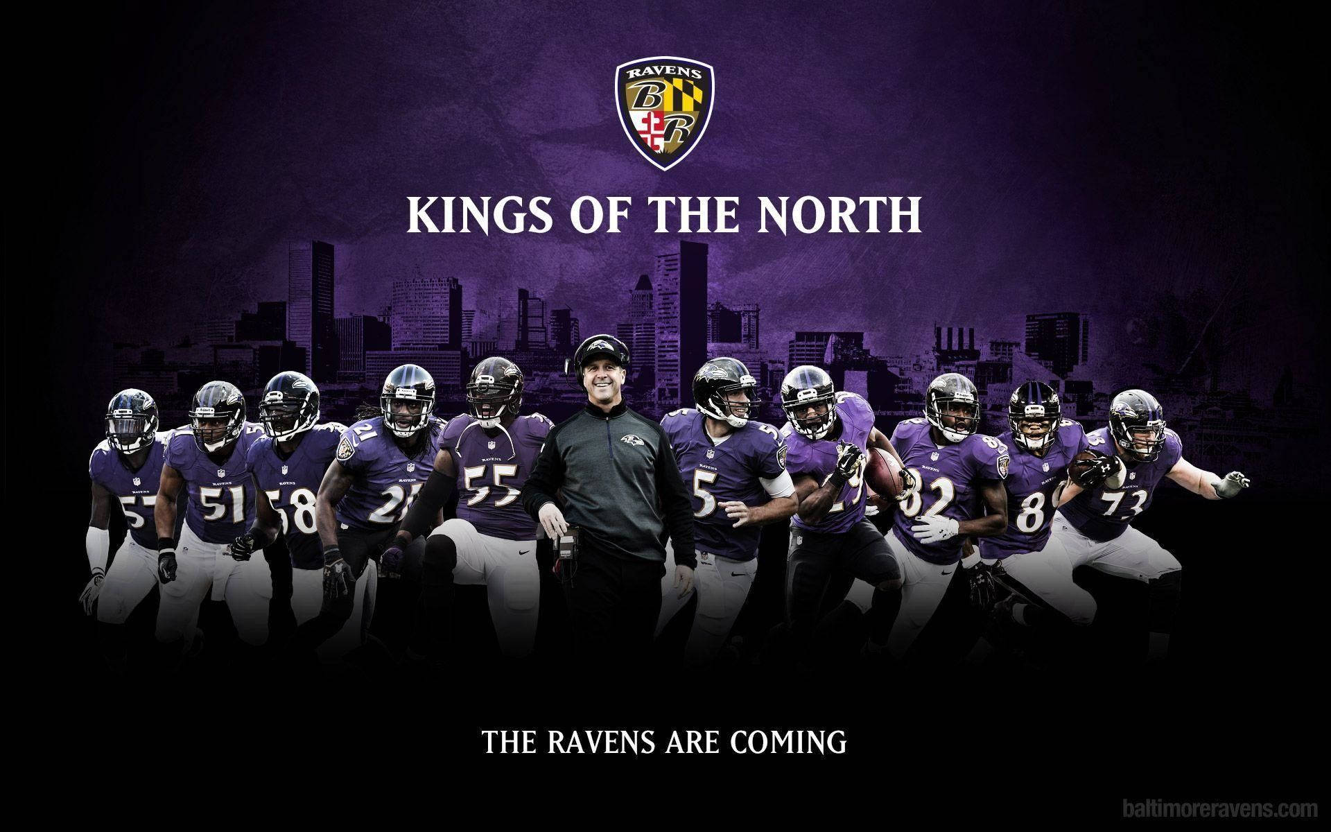 Baltimore Ravens Kings Of The North Background
