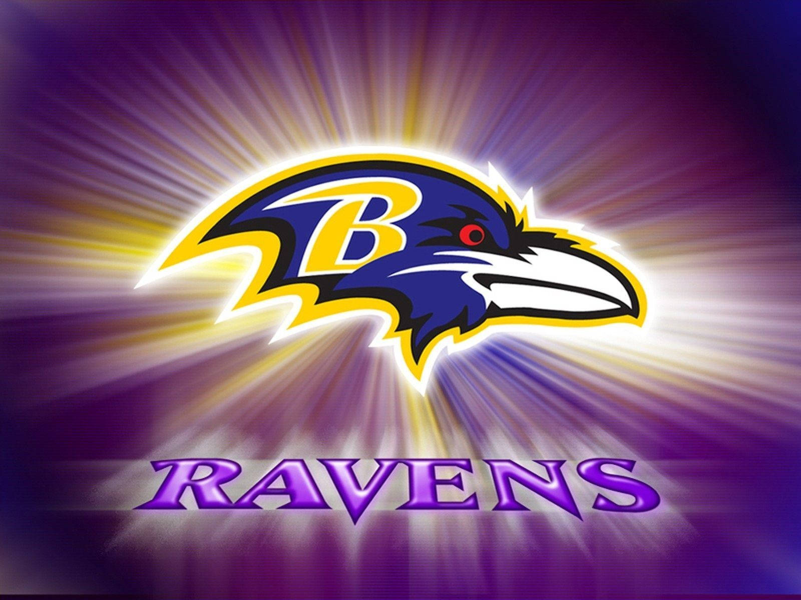 Baltimore Ravens Logo Shine Art Background