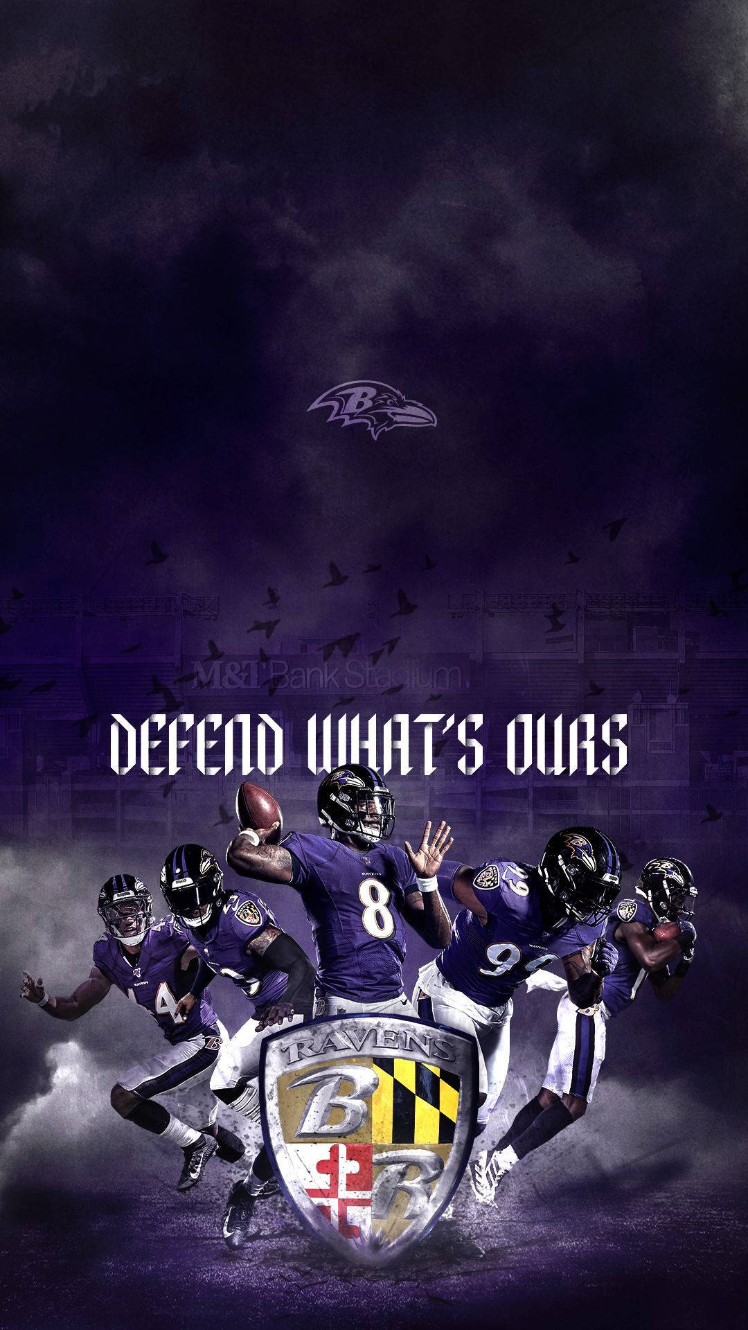 Baltimore Ravens M&t Bank Stadium Iphone Background