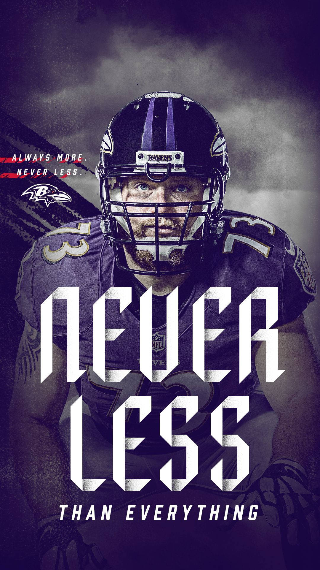 Baltimore Ravens Marshal Yanda Poster Background