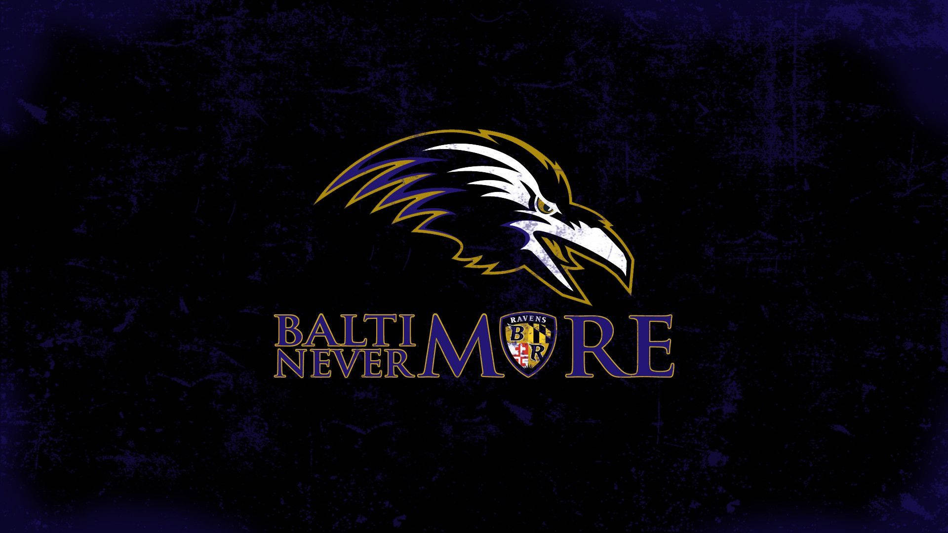 Baltimore Ravens Nevermore Poster Background