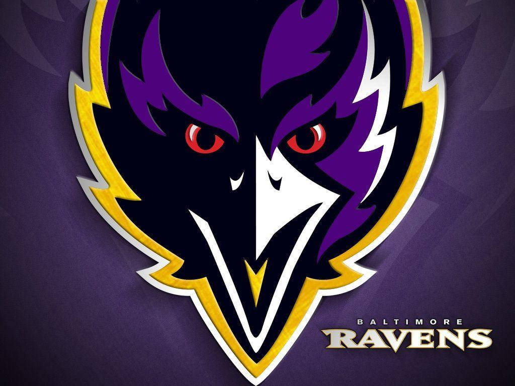 Baltimore Ravens Nfl Team Logo Background