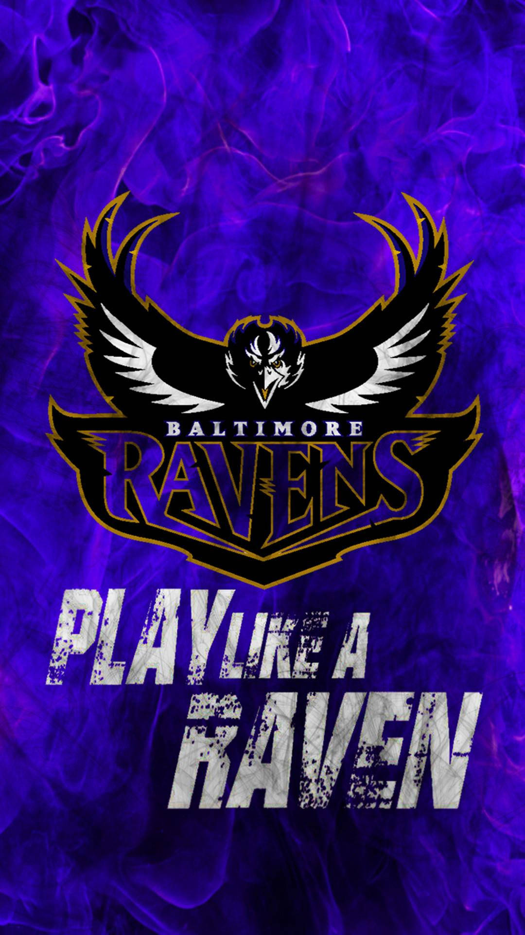 Baltimore Ravens Purple Smoke Iphone Background