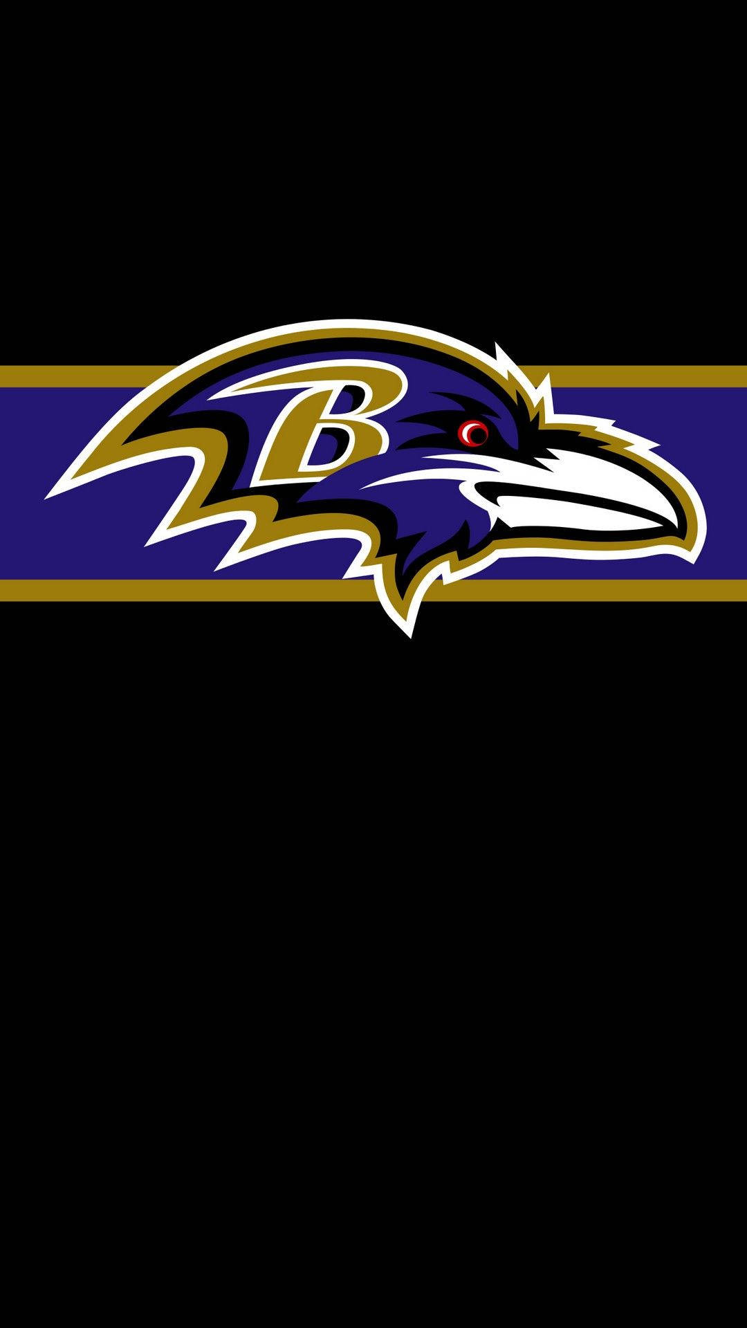 Baltimore Ravens Simple Logo Iphone Background