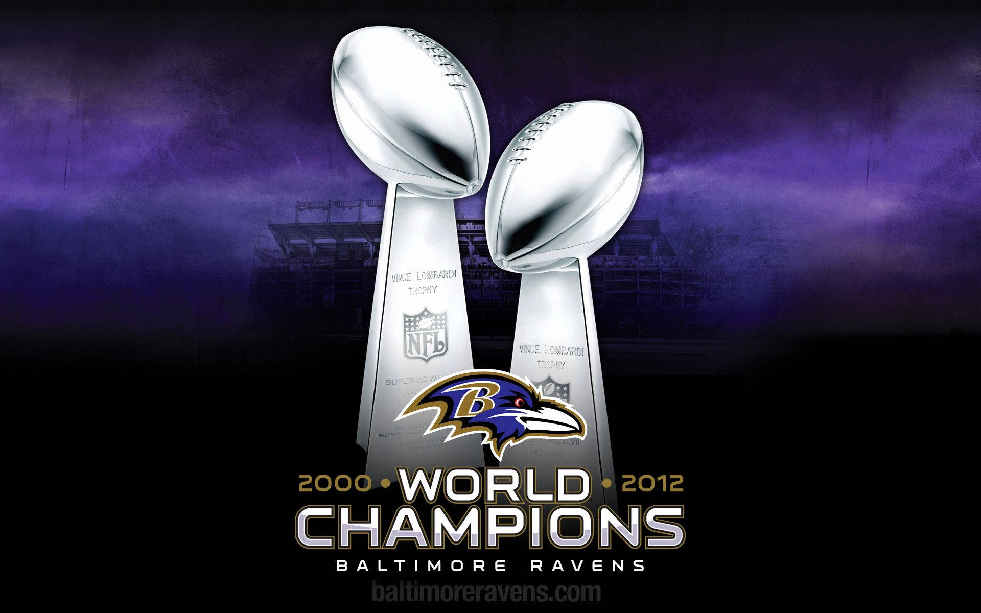 Baltimore Ravens World Champions Background