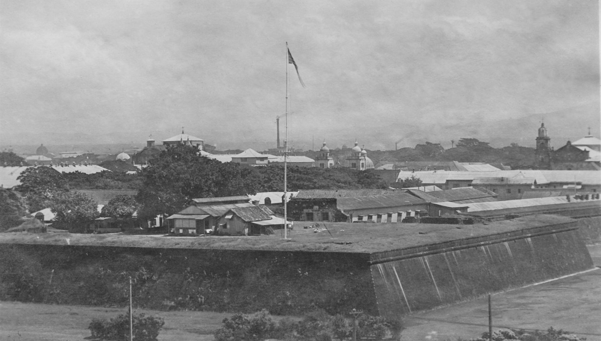 Baluarte San Diego: A Historical Gem In Old Manila Background